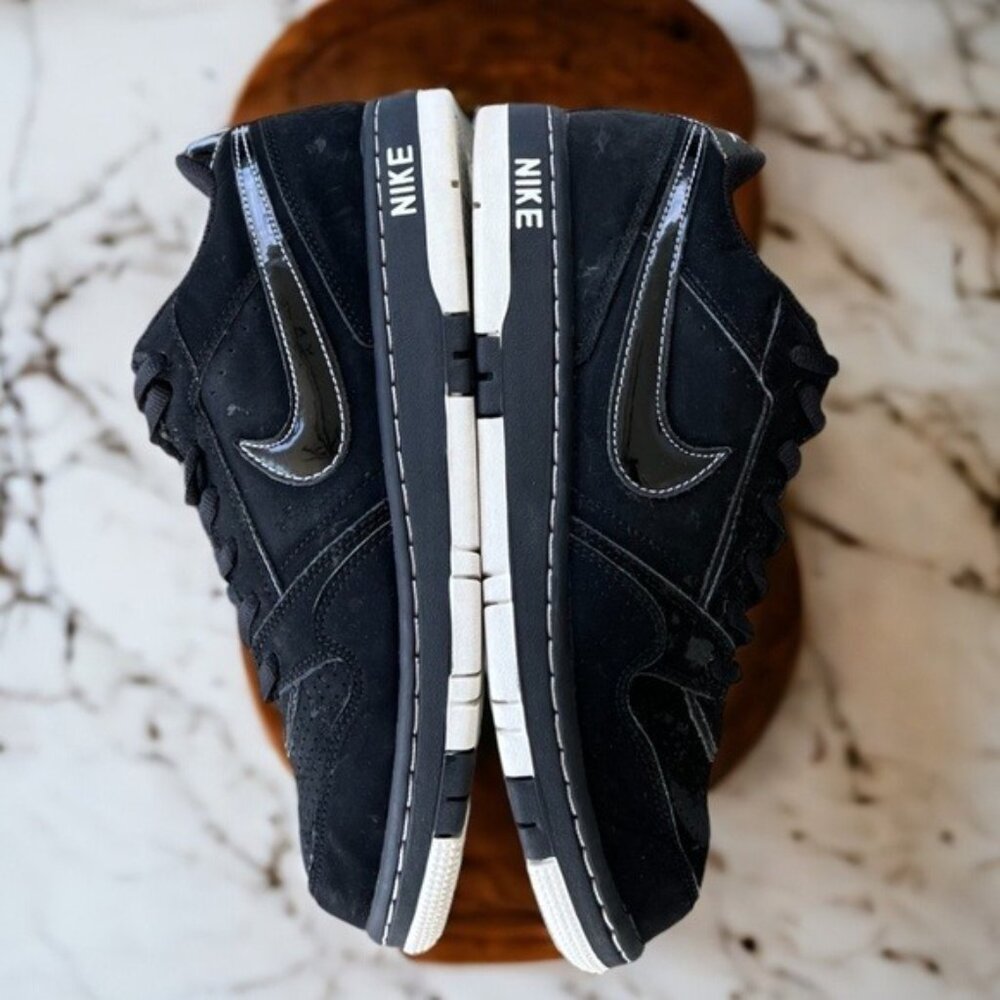 Nike Boy's Size 7 Youth Black Lace Up Sneakers - Picture 10 of 11